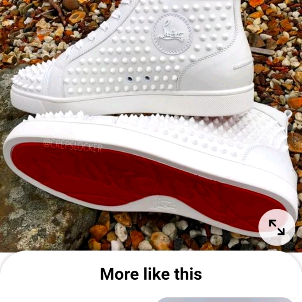 Brand New Christian Louboutin Spike High-Tops